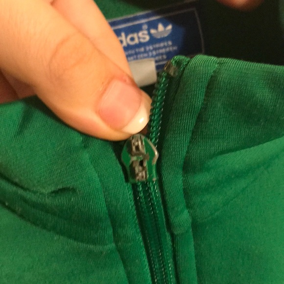 Green Adidas Track Jacket - Picture 4 of 4